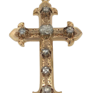 Croix Ancienne 19 eme Diamants