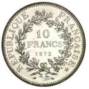 10 francs Hercule (1964-1973)