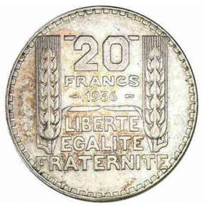 20 francs Turin (1929-1939)