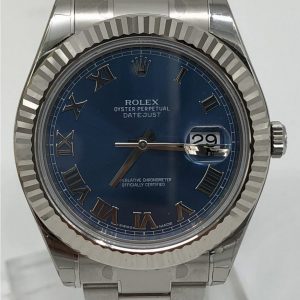 Rolex Datejust II blue Full set Neuf ref 116334