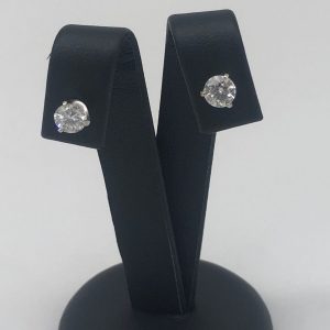 Boucle d'oreille diamants 0,42X2
