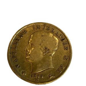 40 Lire Napoleone Imperatore 1814M