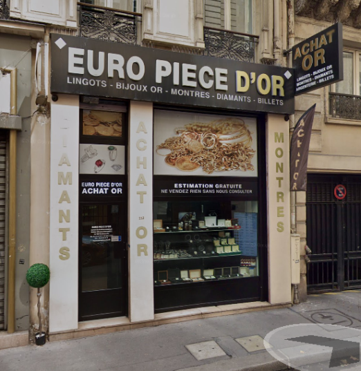 achat or paris